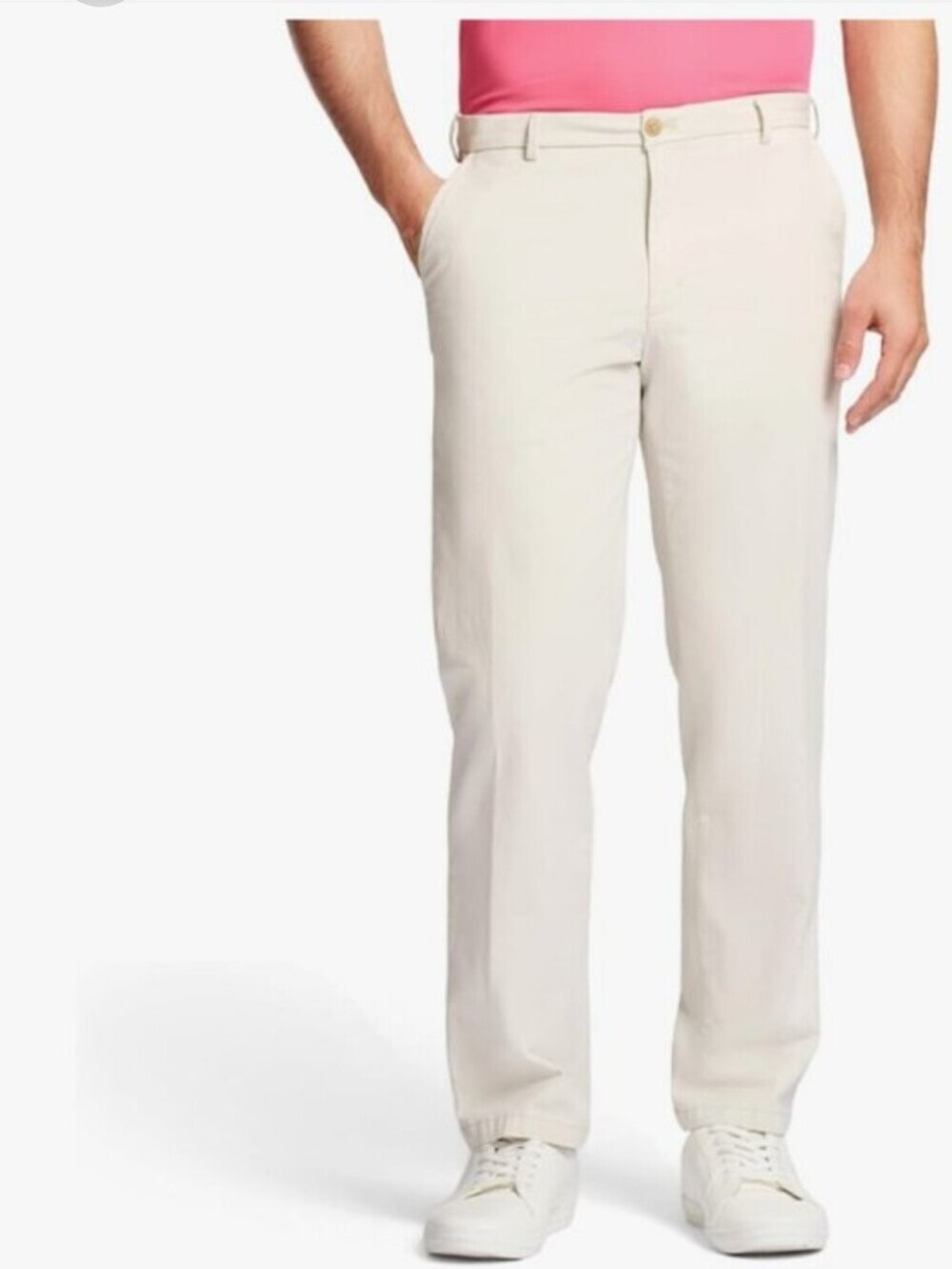 Izod Saltwater Stretch CHINO Pants 36 X 34 White - Picture 8 of 8